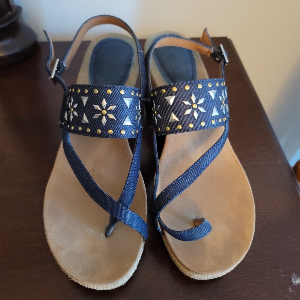 Blue Open toe sandals